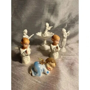 Vintage Wilton Angel And Cherub Cake Toppers
